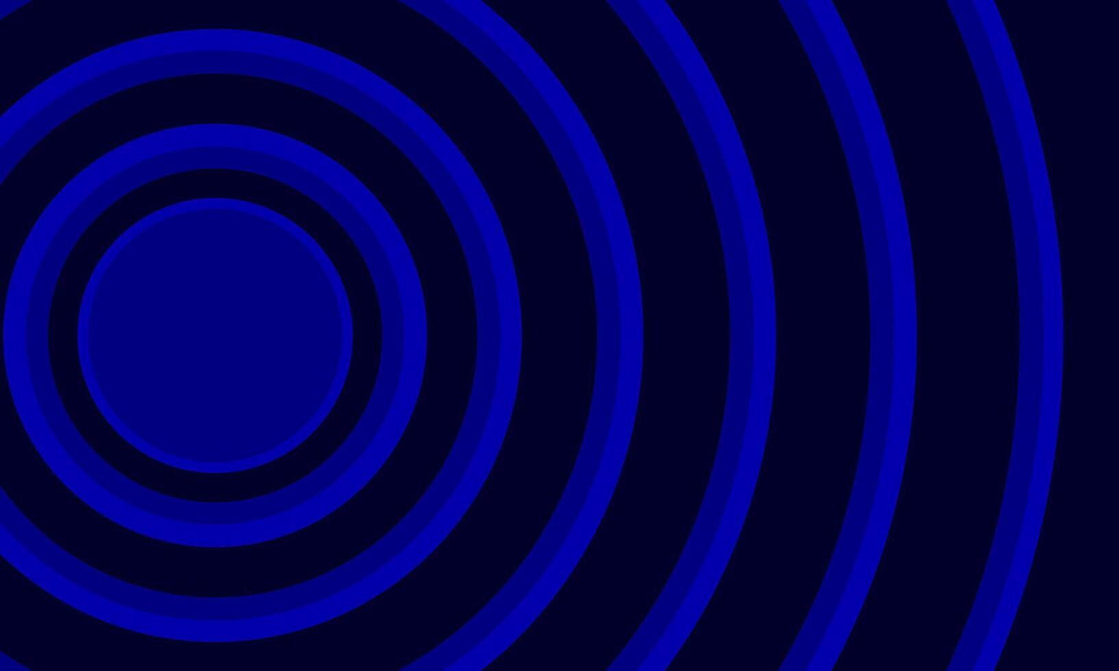 abstract wavy blue circles background vector