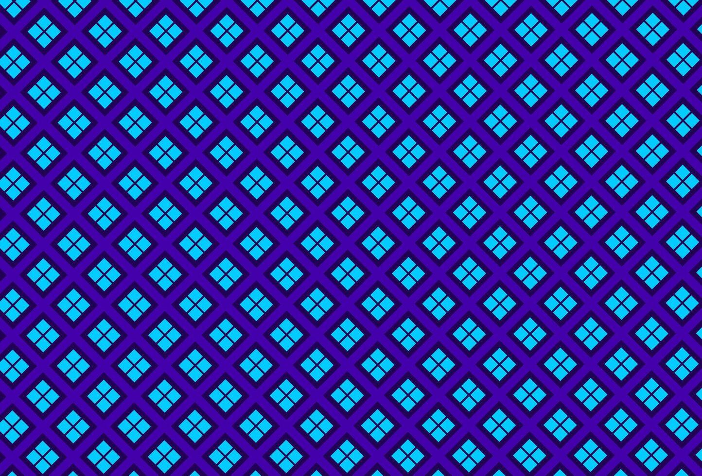 blue glass tile ornament seamless pattern vector