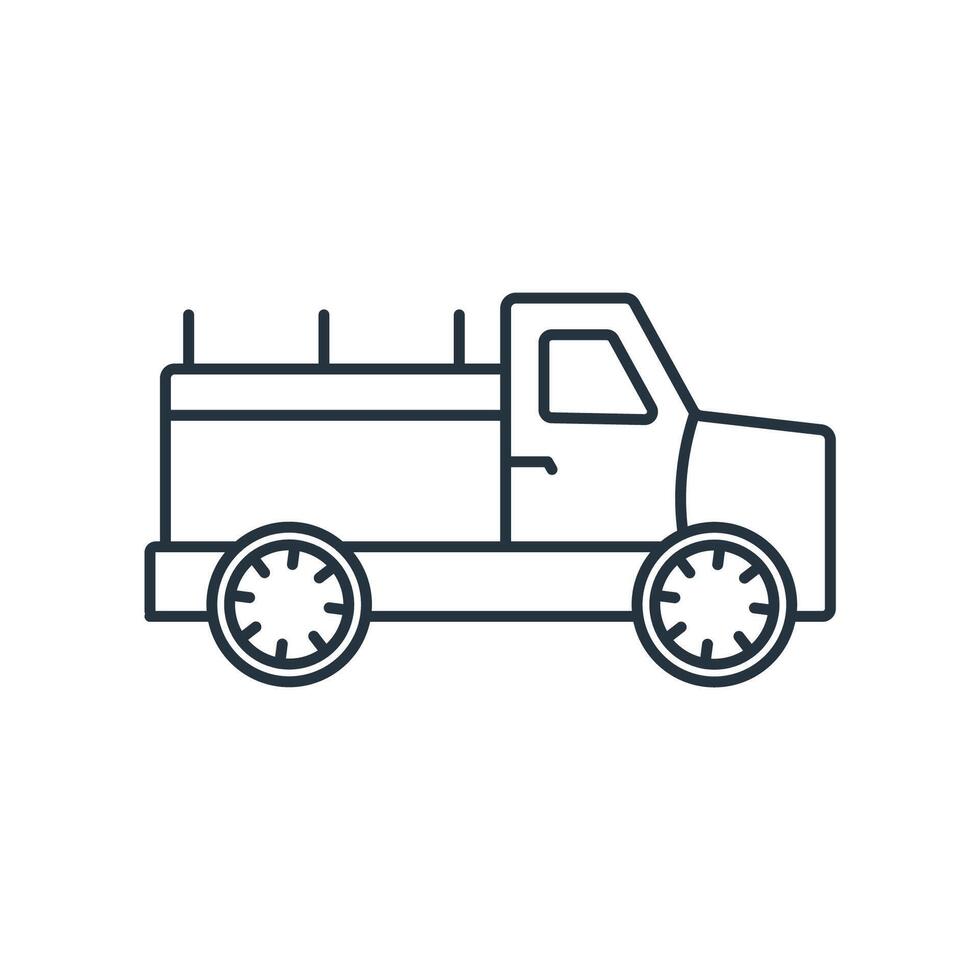 Pickup icons symbol elements for infographic web vector