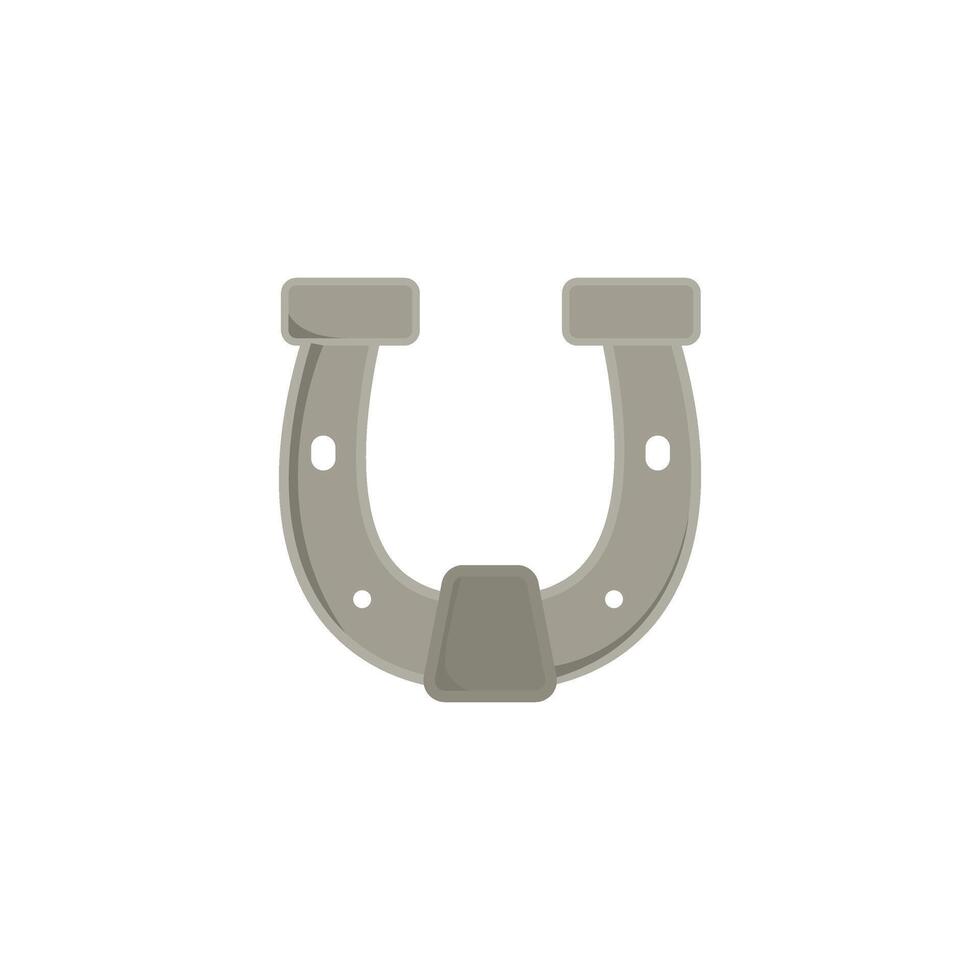Horseshoe Logo. Horseshoe symbol and good luck vector