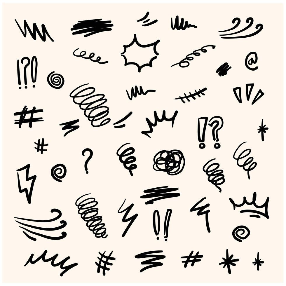 elements set With illustration vector