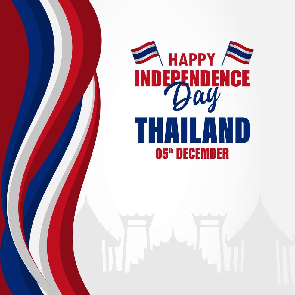 thailand independence day background. for banner vector