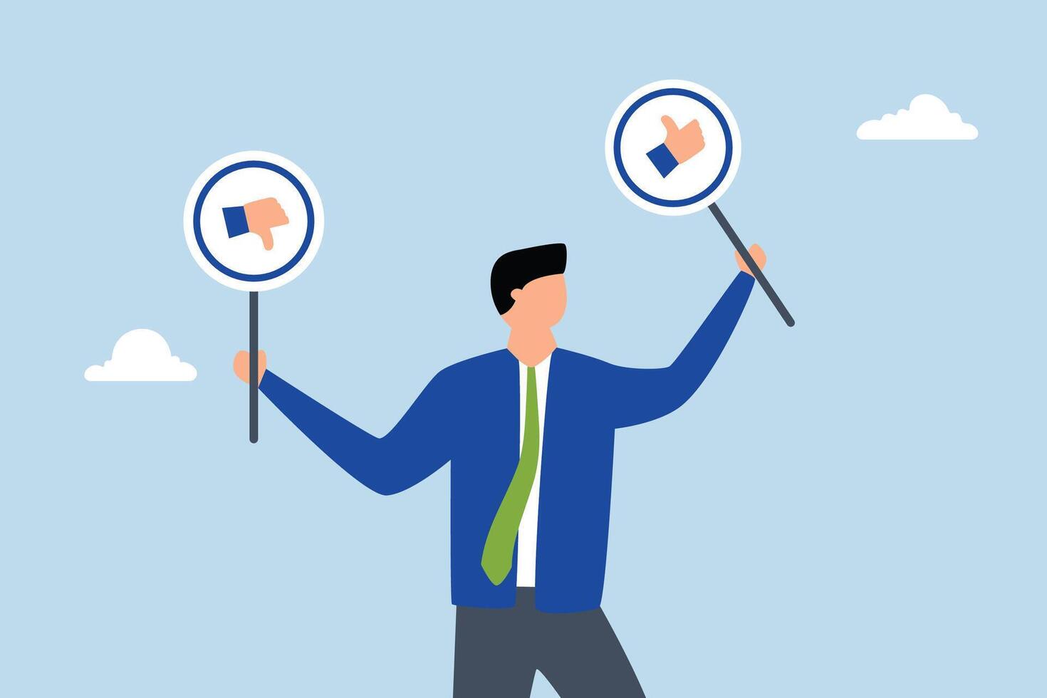 Do and Don't list, prevent the idea of mistakes and errors, clever entrepreneur vector