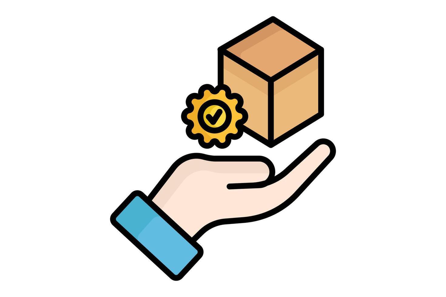 Product icon. colored outline icon style. icon related to procurement. procurement management elements illustration vector