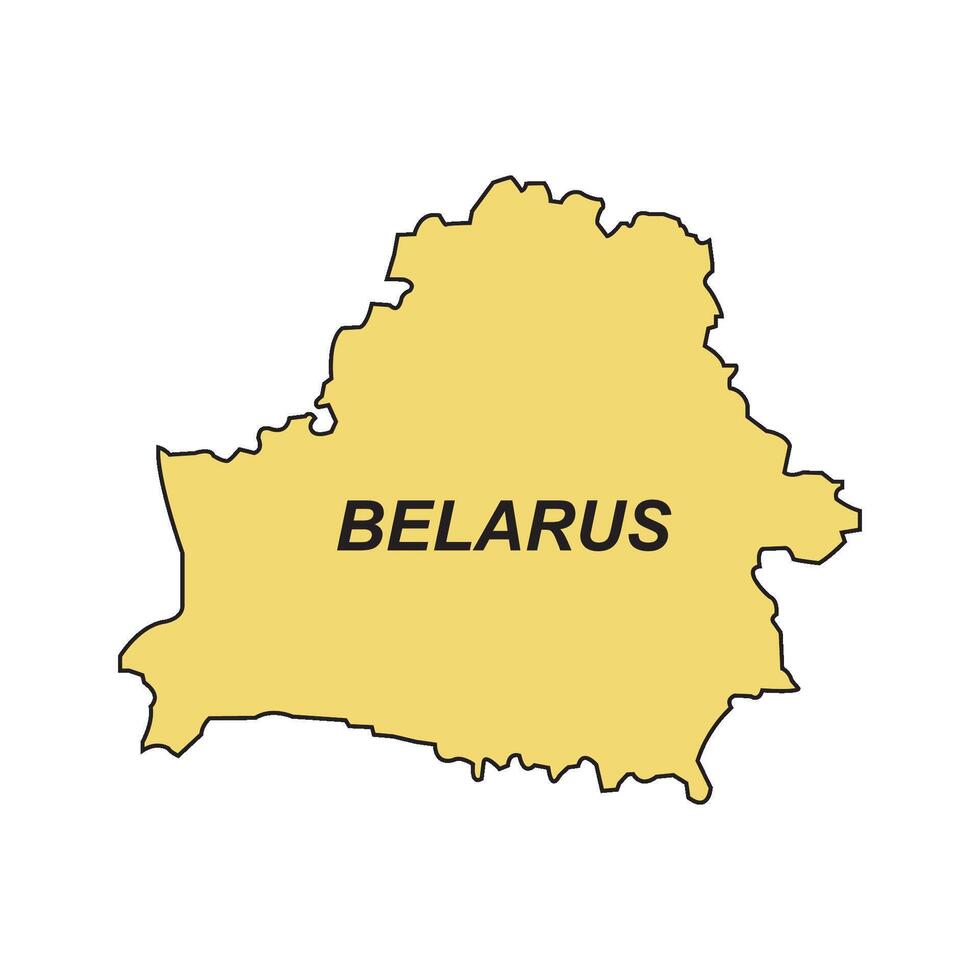 Map of Belarus icon design vector