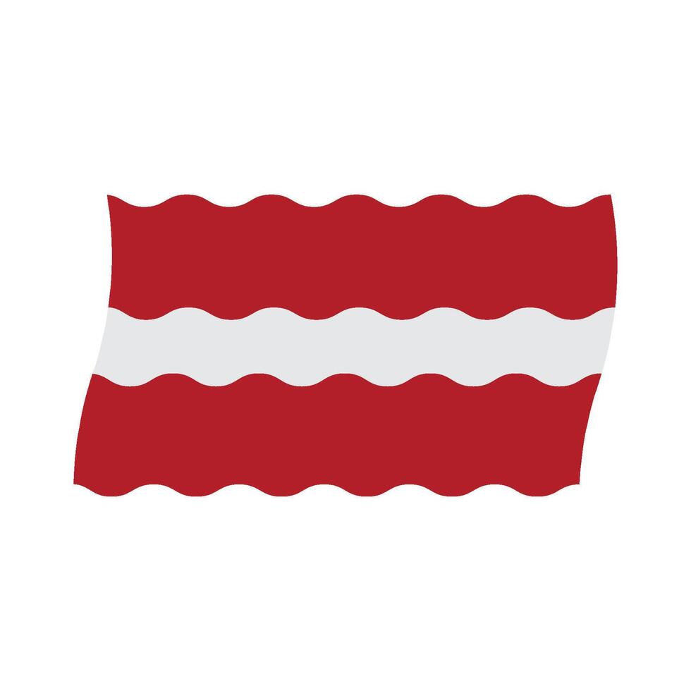 Latvian country flag design vector