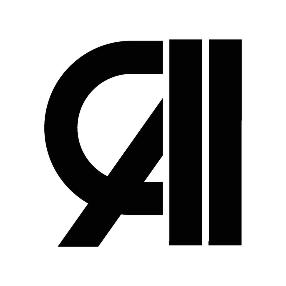 letter ap logo simple vector