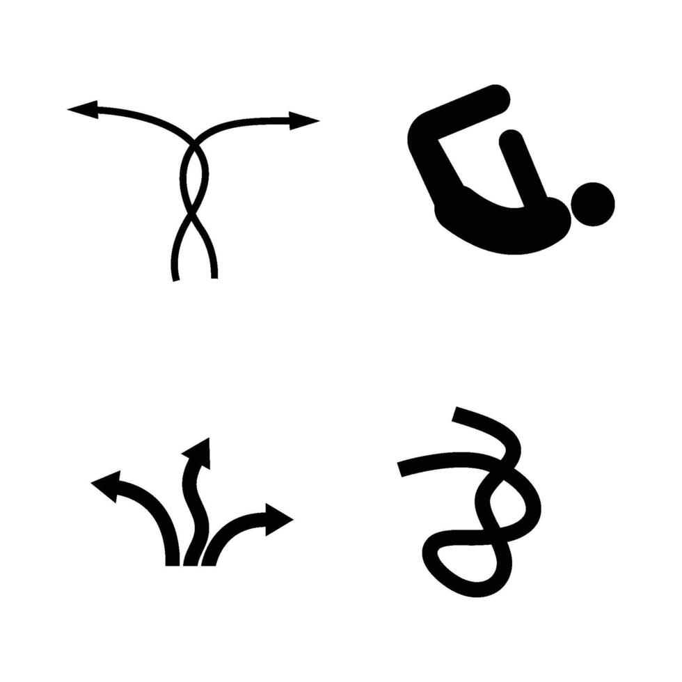 black flexible icon vector