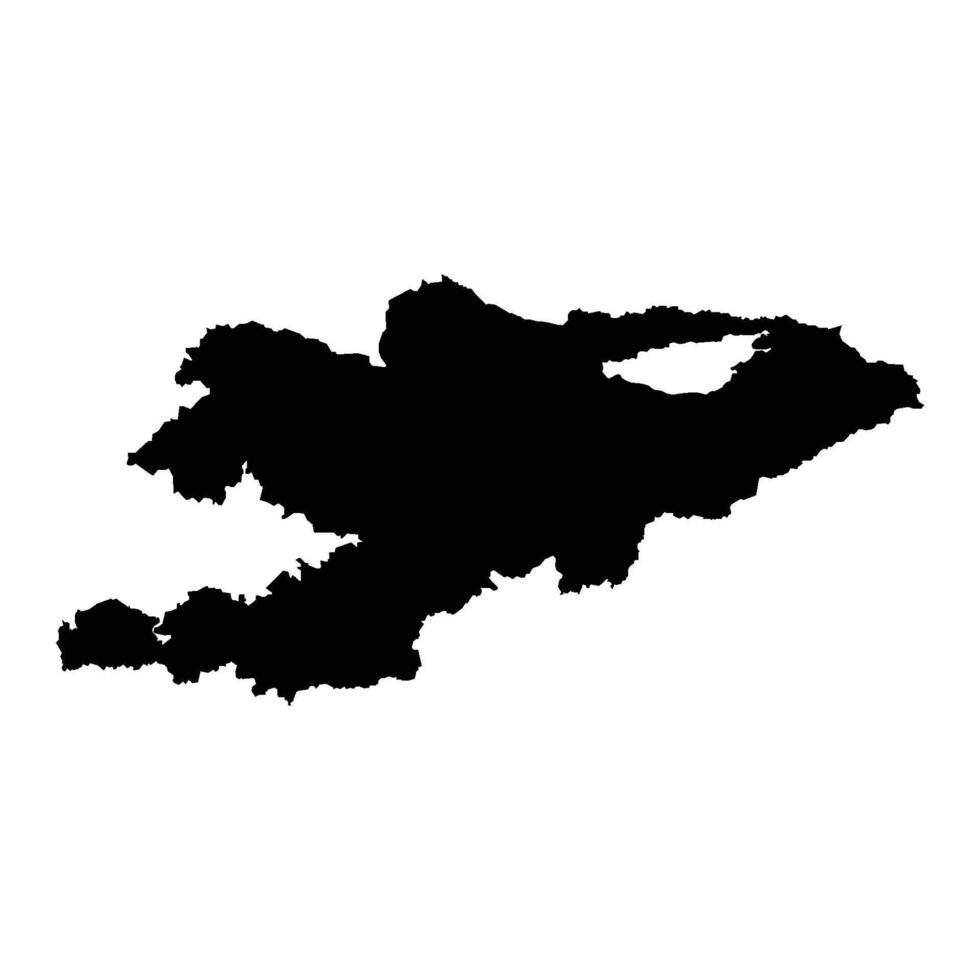 kyrgyzstan map icon illustration design vector