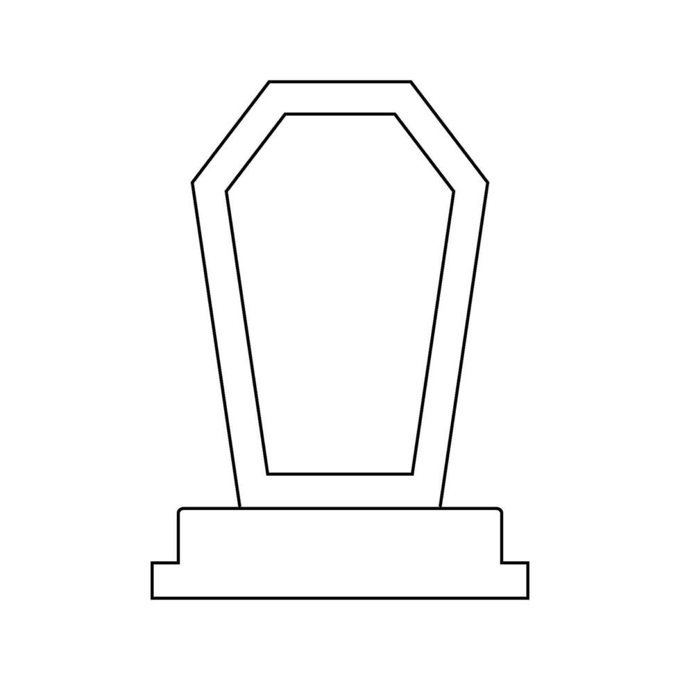tombstone icon illustration vector