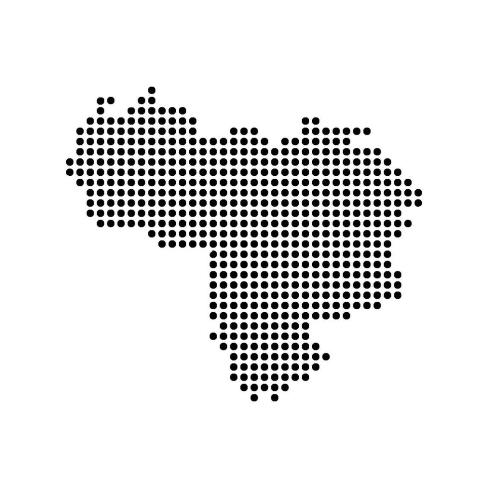 Venezuela map icon vector