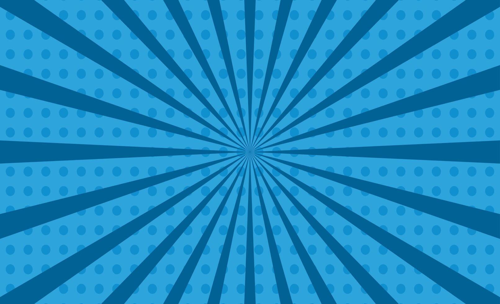 A blue background with a sunburst pattern vector