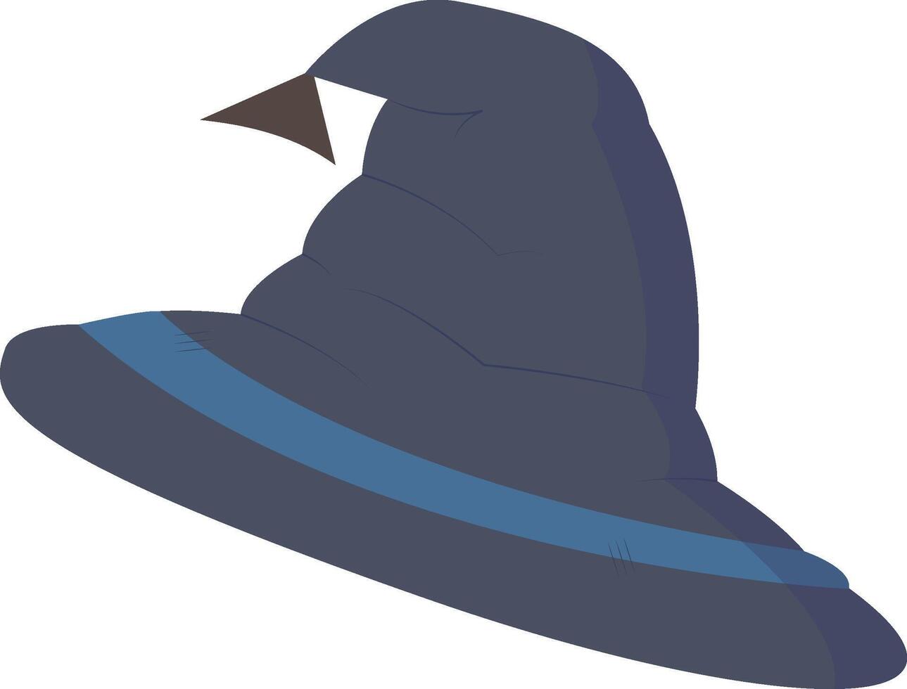 witch hat with white background vector