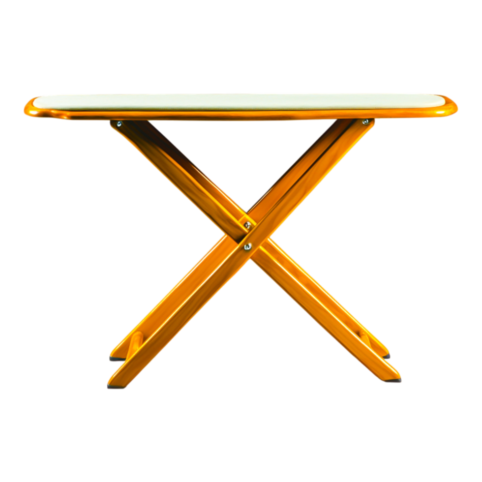 Minimalist Folding Table with Wooden Legs and Simple Design png