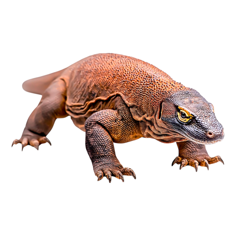 Lizard on a white background showcasing vibrant colors and details png