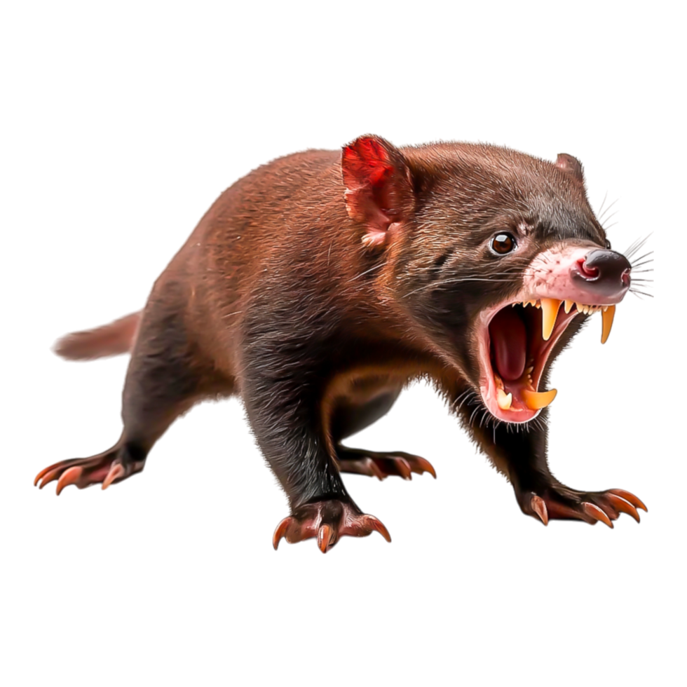 Angry Mammal with Sharp Teeth png