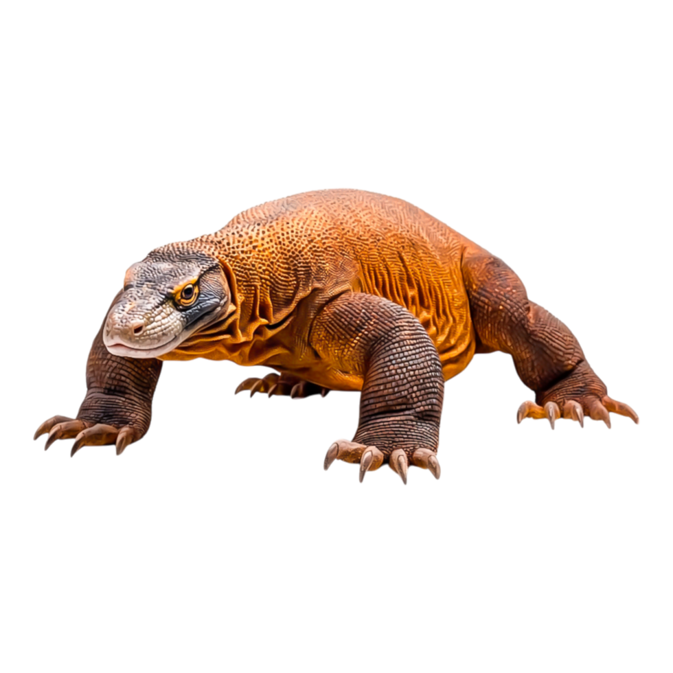 Close-Up of an Intriguing Reptile with Orange and Brown Patterns png