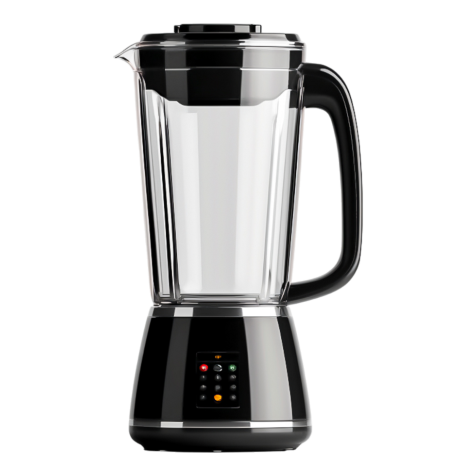 Elegant and Modern Kitchen Blender Jar and Control Panel png