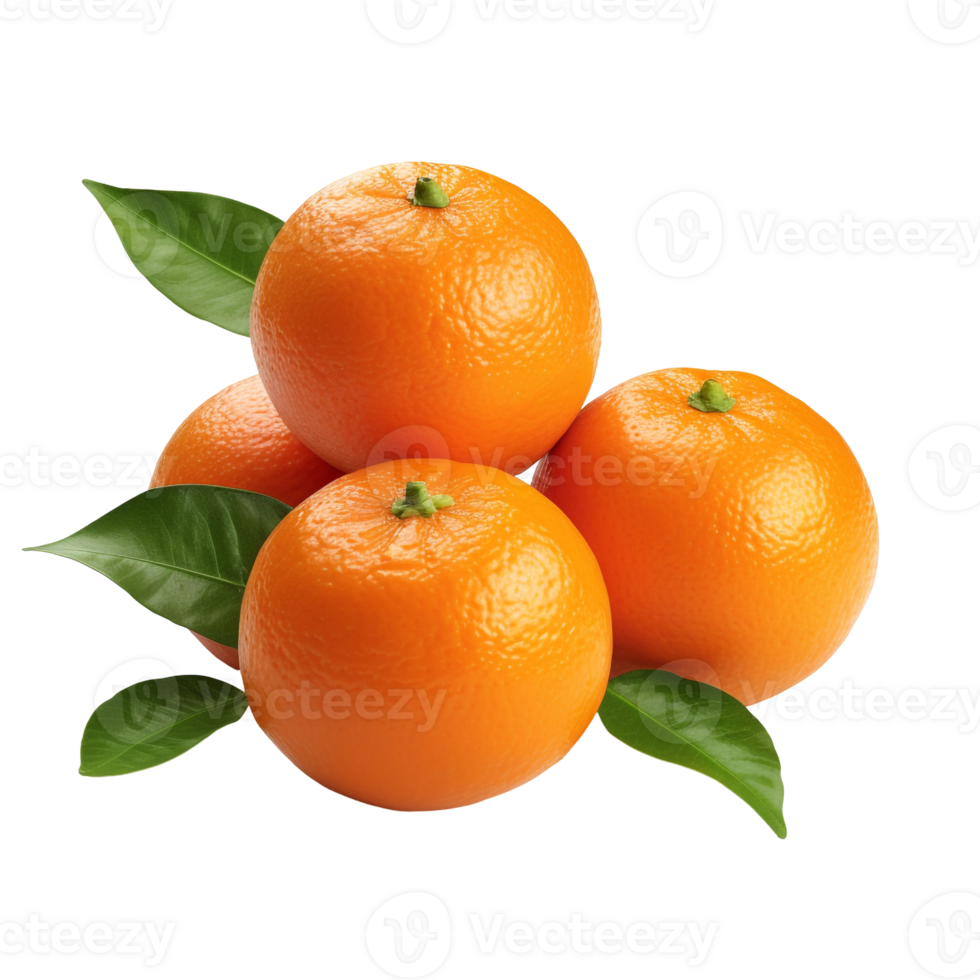 Fresh Citrus Mandarins Isolated png