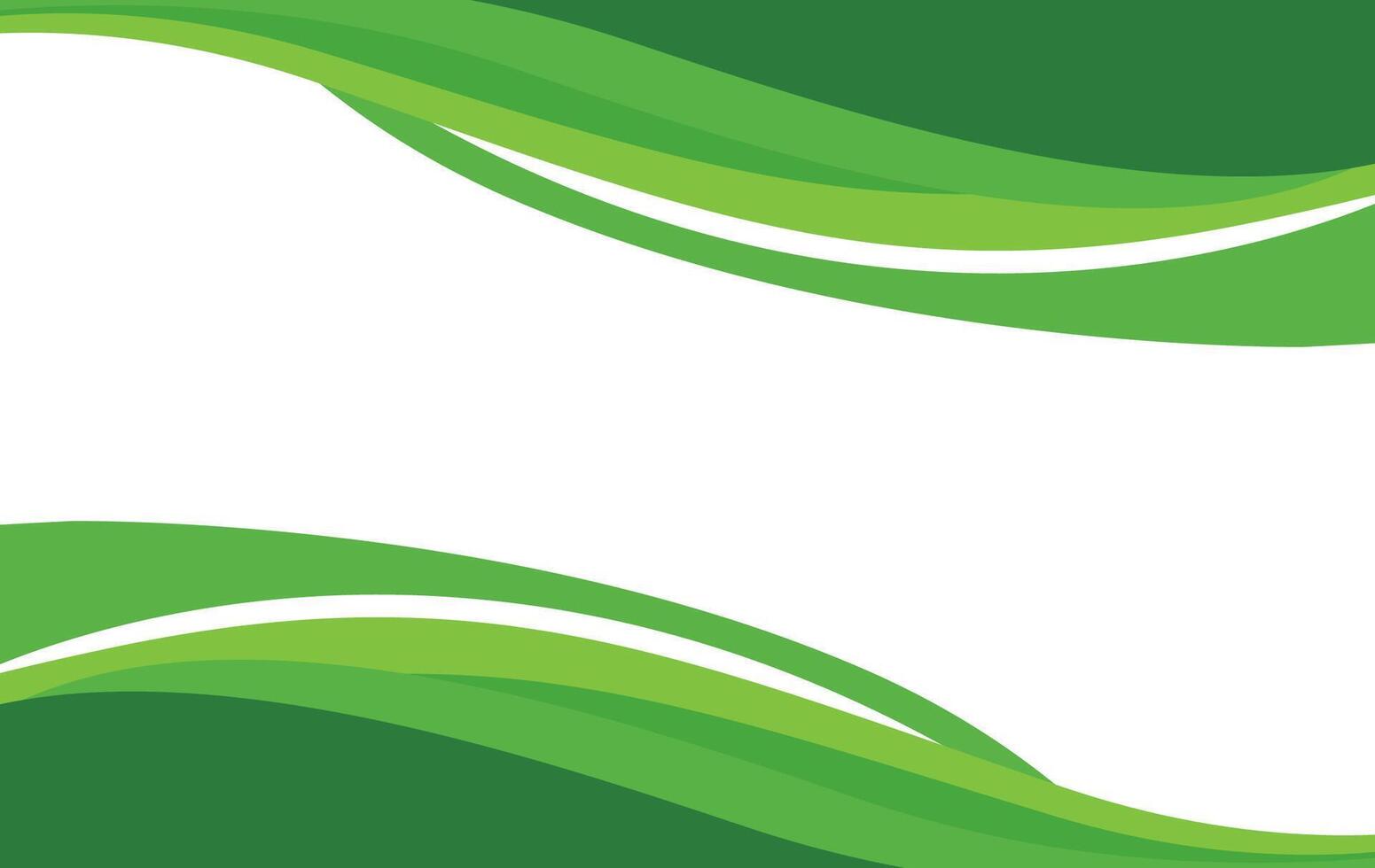 Green and white abstract background vector