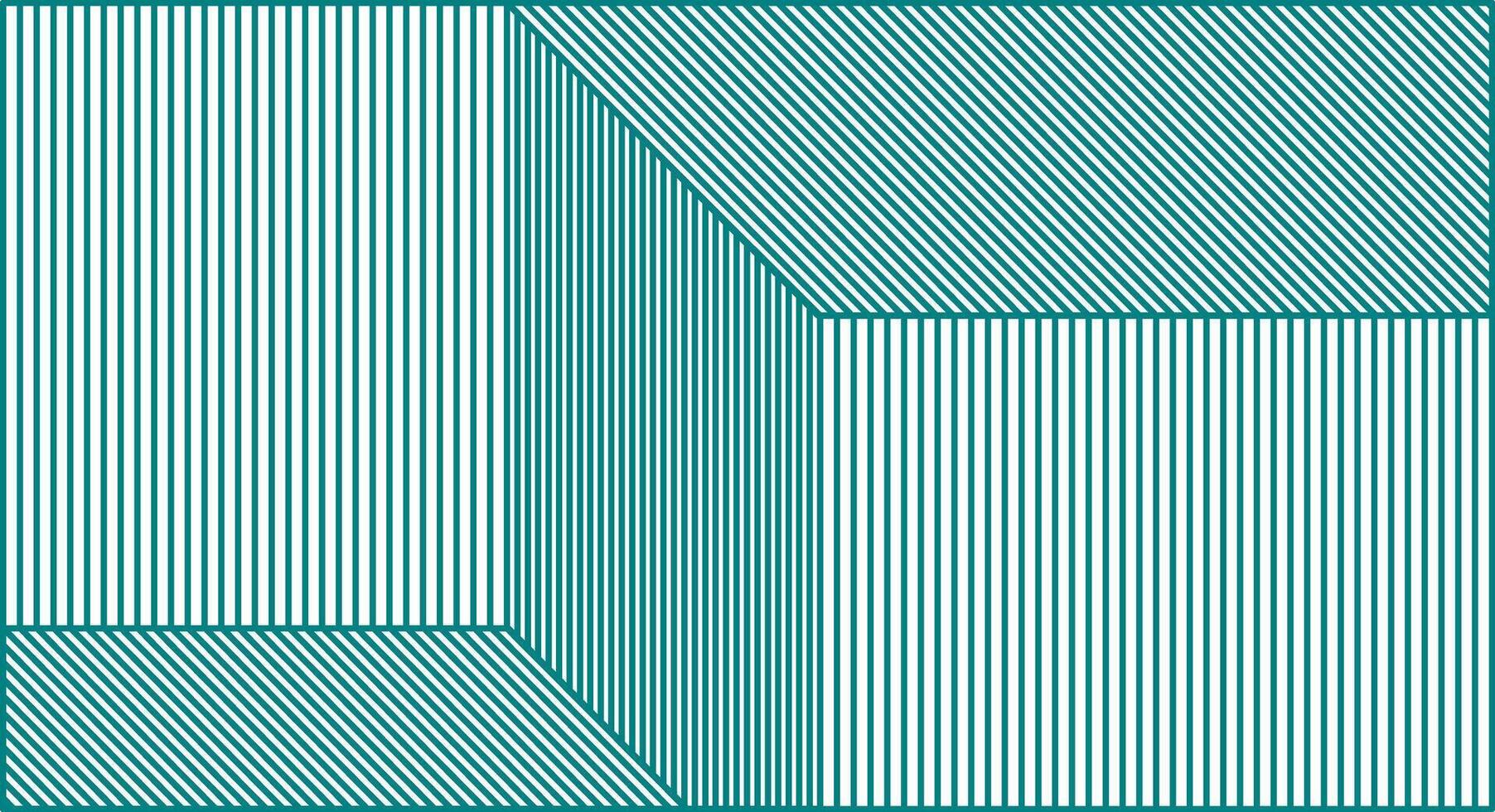 A blue and white striped pattern on a green background vector