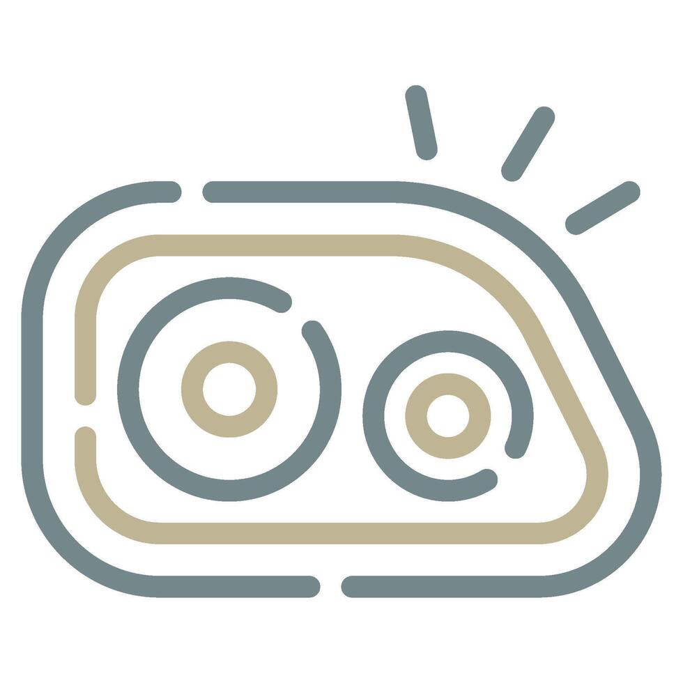 Headlight icon for web, app, infographic, etc vector