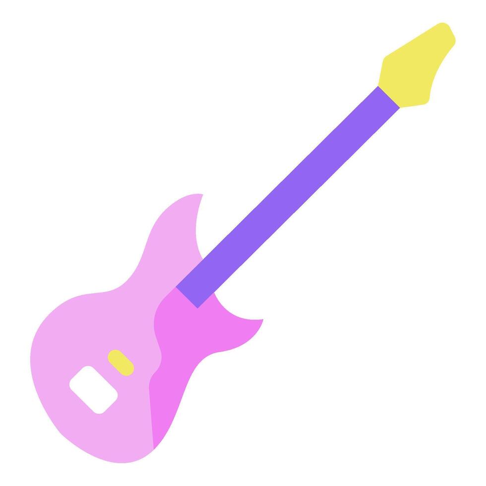 Bass Guitar icon for web, app, infographic, etc vector