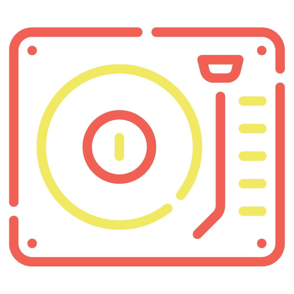 Vinyl Record icon for web, app, infographic, etc vector
