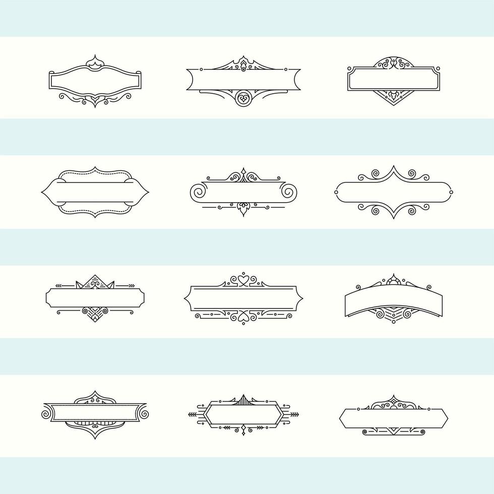 Frame Ornaments Decorative vector