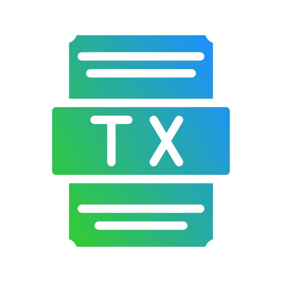 Thmx spreadsheet file symbols with fresh colored gradient shades vector