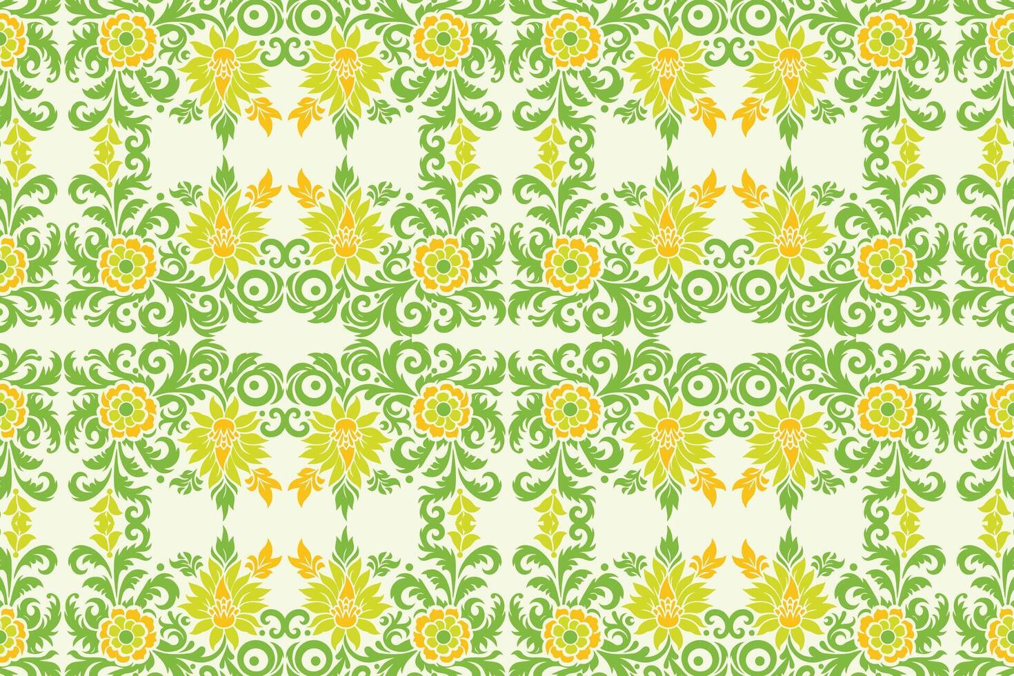 Seamless Floral Pattern Featuring Botanical and Decorative Motifs for Fashion and Textile Applications with Elegant Flower Designs and Ornamental Elements for Creative Projects vector