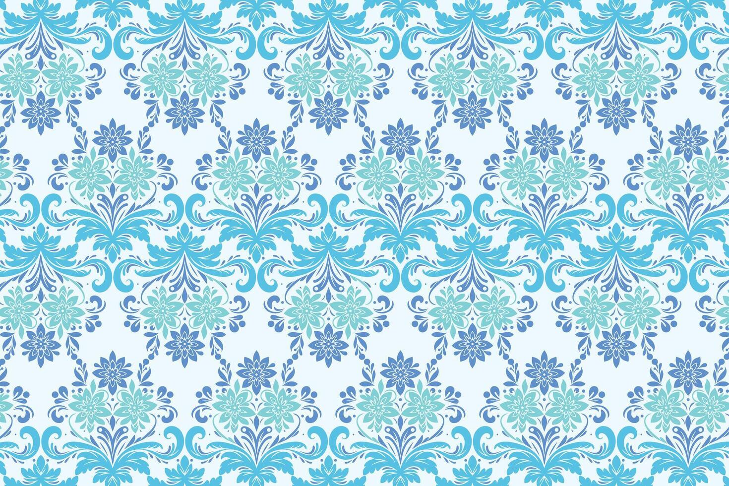 Seamless Floral Pattern Featuring Elegant Botanical Motifs for Textile and Fashion Design with Decorative Flower Elements and Ornamental Patterns for Creative Projects vector
