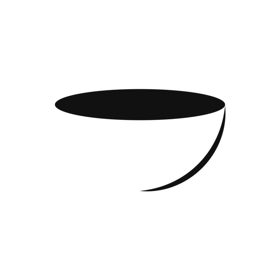 Logo or icon cup abstract unique design vector