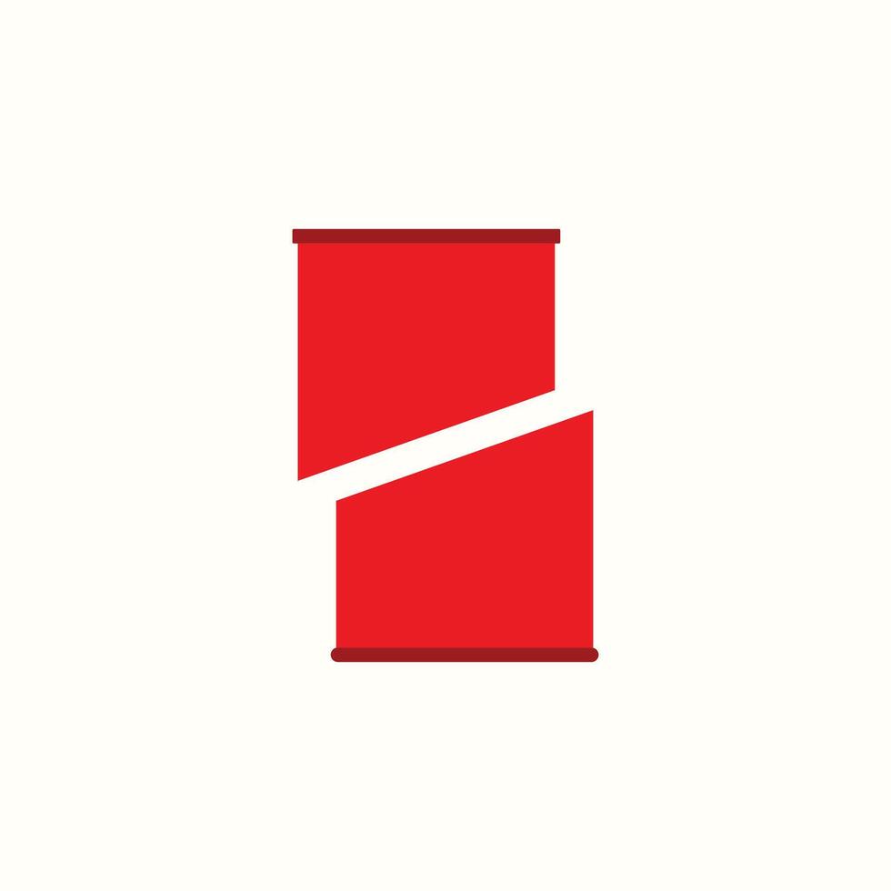 Logo aluminium split unique design vector