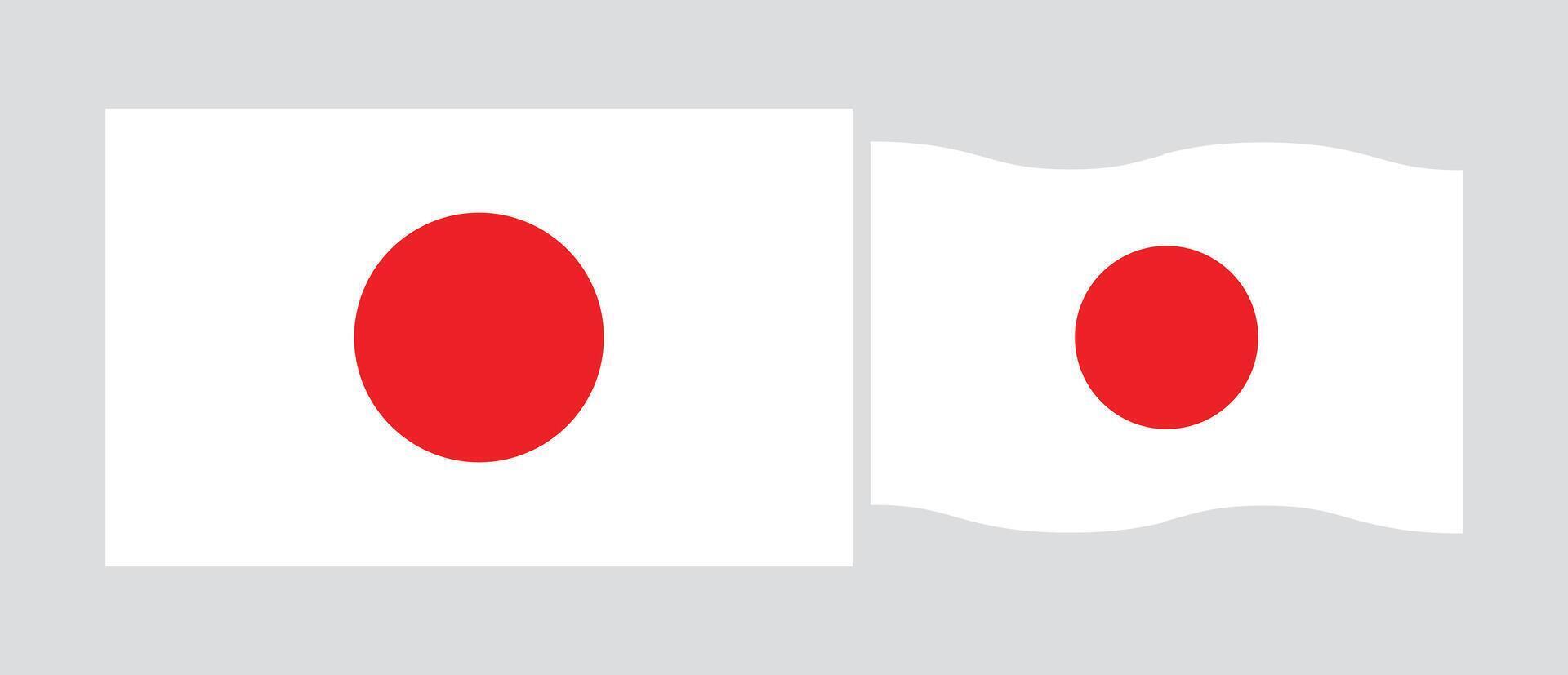 The national flag of Japan, illustration with standard size and proportion. National flag emblem with accurate size and colors. Botswana official national flag. vector