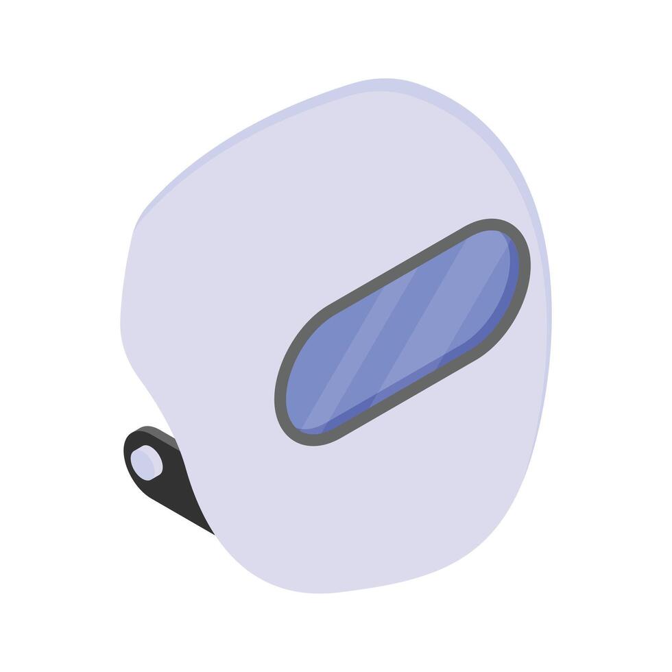 A protective welding mask for safety during welding tasks vector