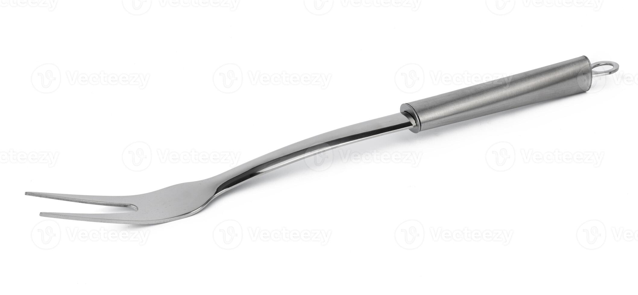 Aluminum new kitchen utensil isolated on white photo