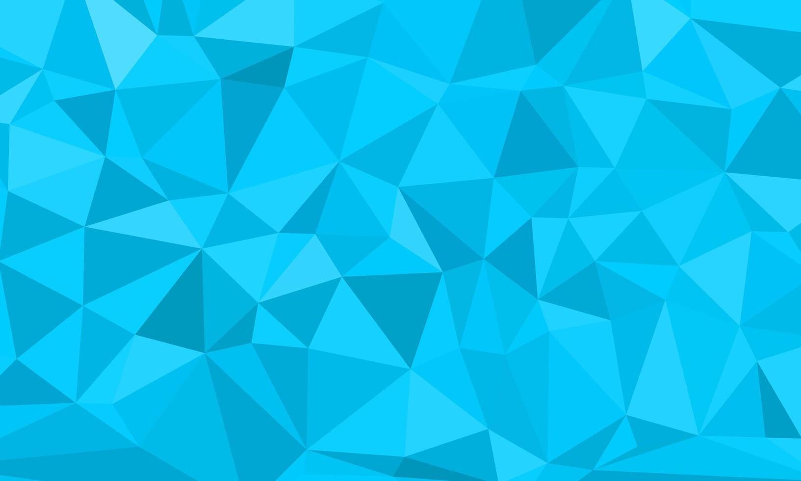Cyan blue flat polygon abstract shape. Irregular triangle pattern element texture design. Suitable for backdrop banner, cover, website, advertising, idea, decoration, page, greeting, header vector