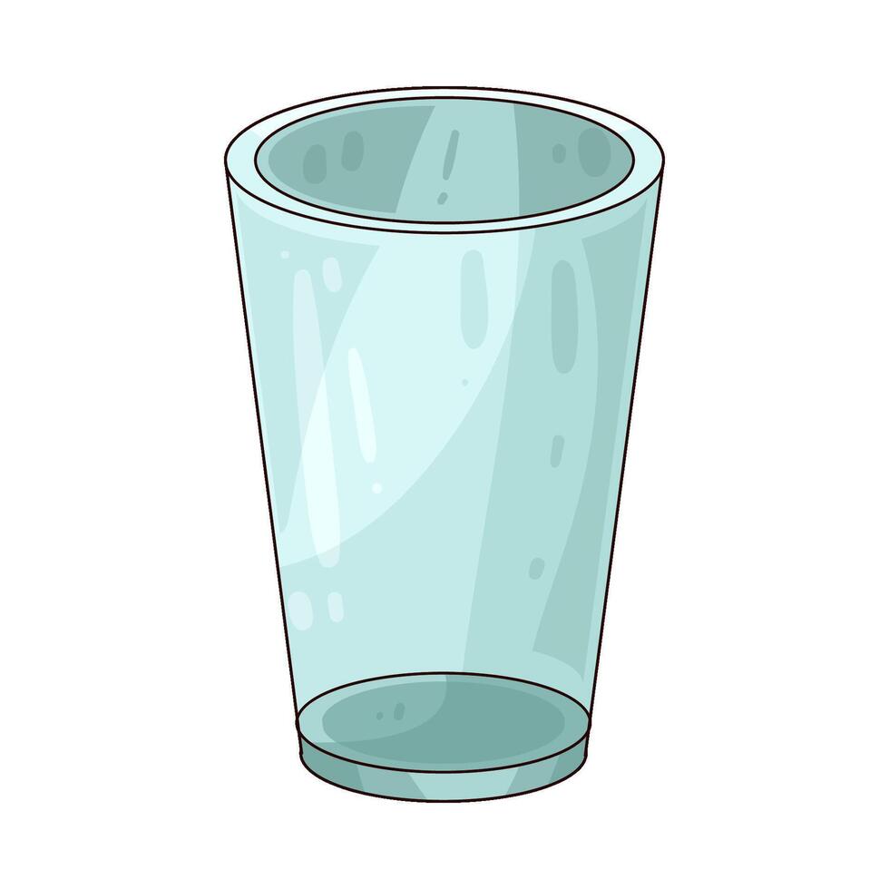 Illustration of glass vector