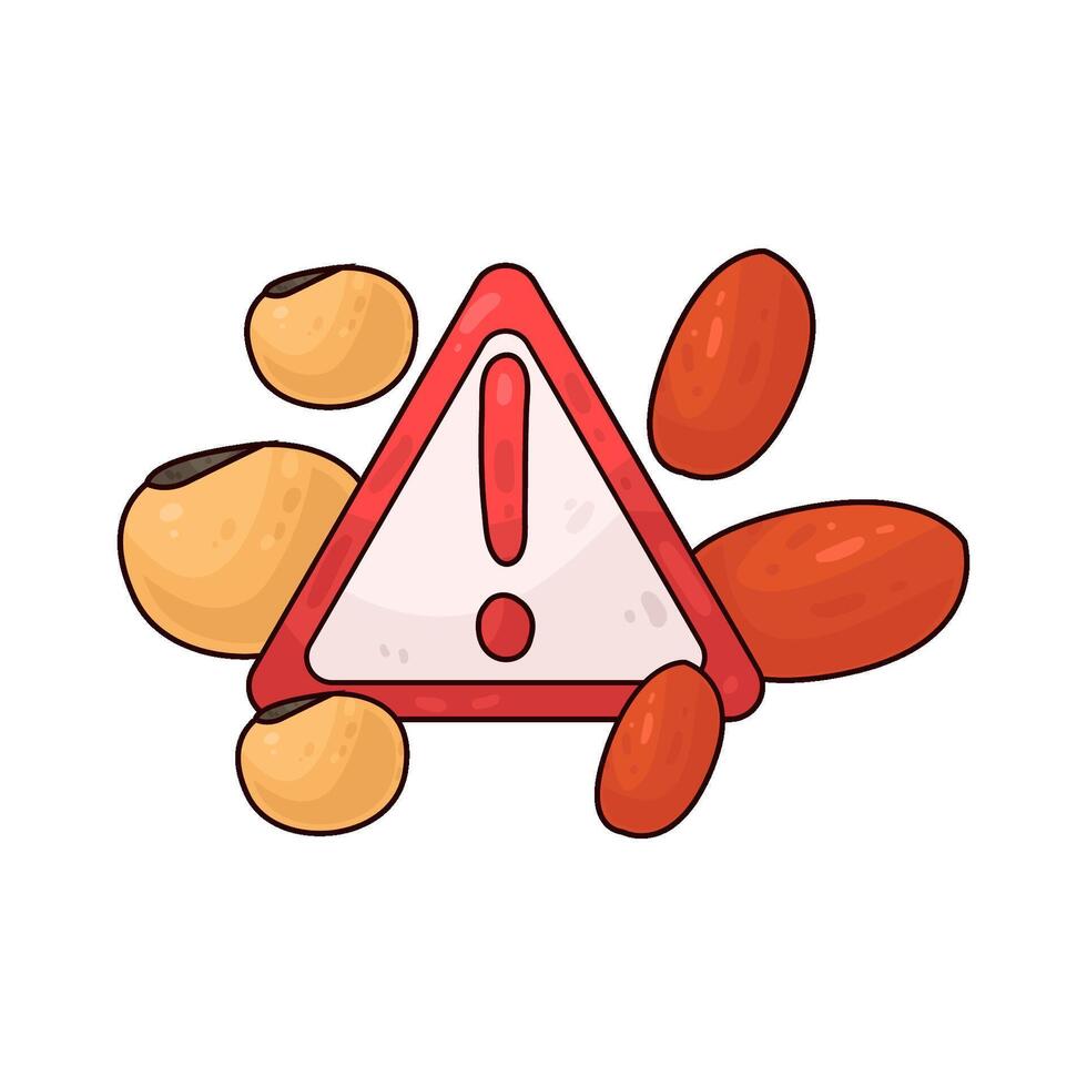 Illustration of bean vector
