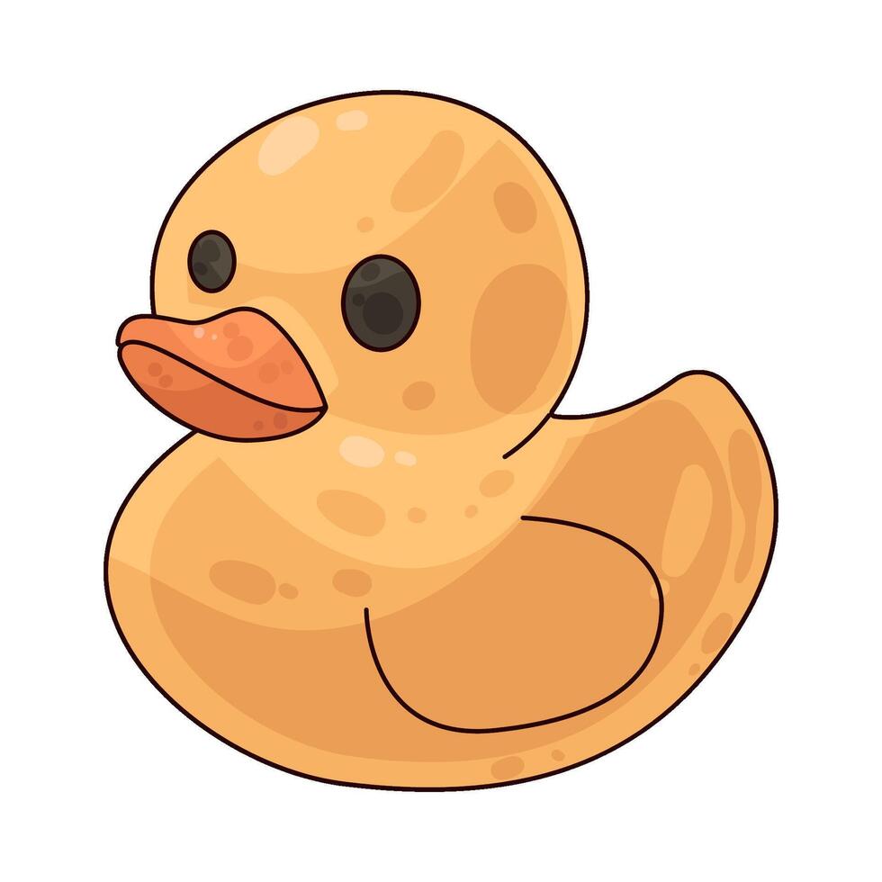 Illustration of Rubber Duck vector