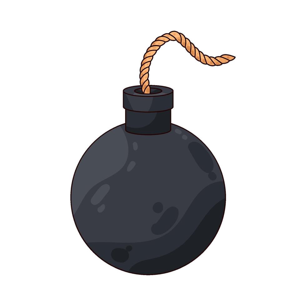 illustration of bomb vector
