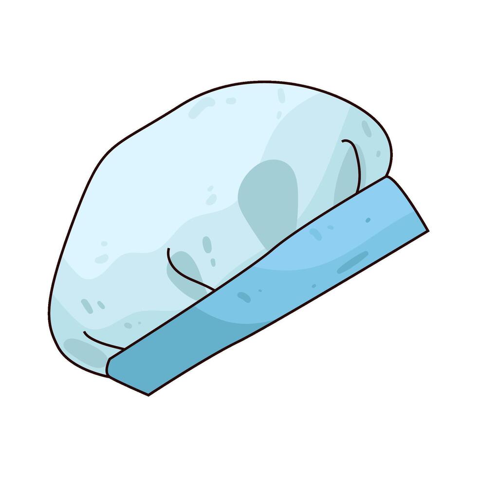 Illustration of hair net vector