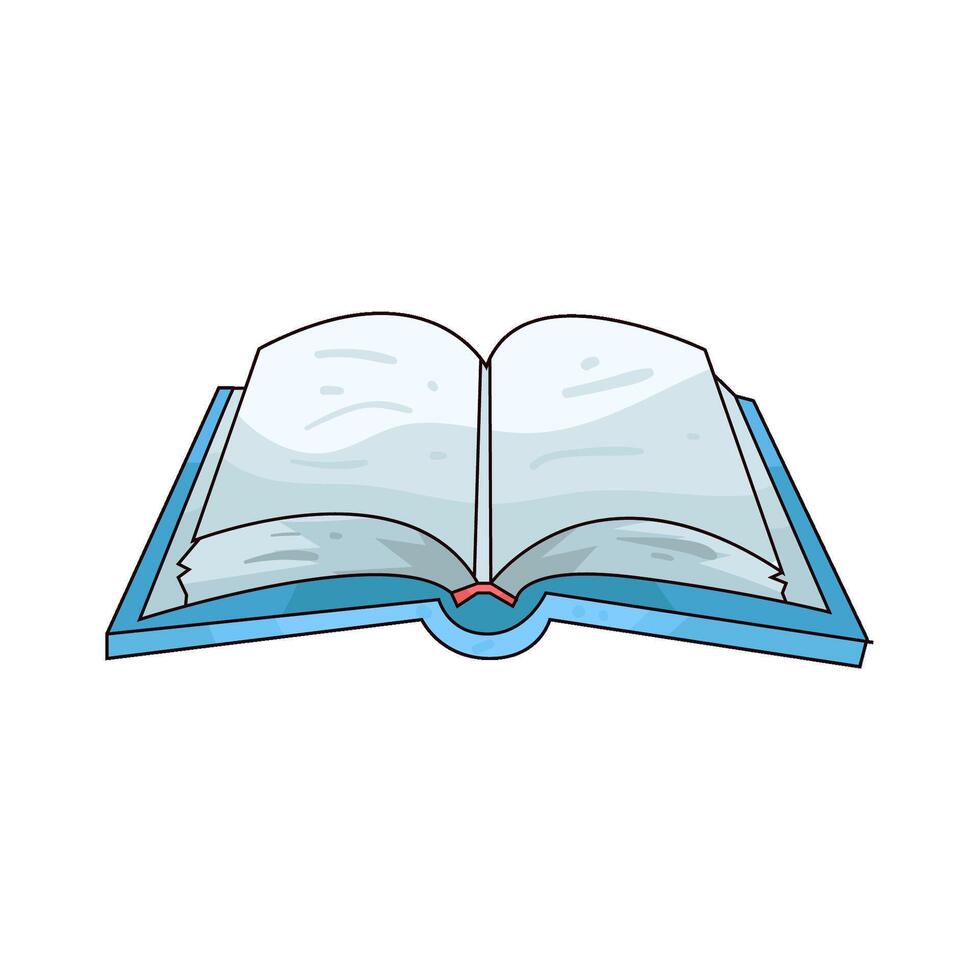 Illustration of open book vector