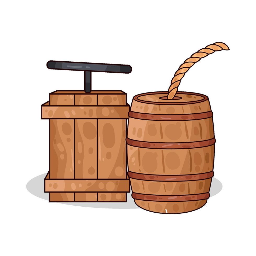 barrel bomb with detonator vector