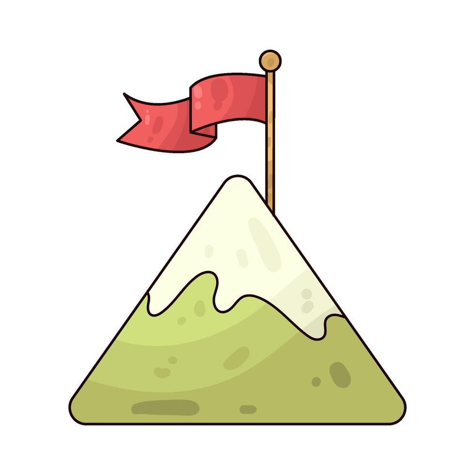 Illustration of mountain vector