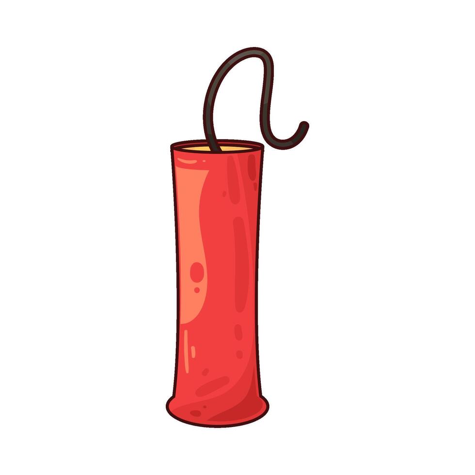 Illustration of dynamite bomb vector