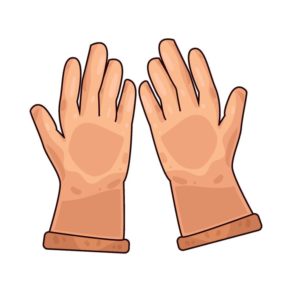 Illustration of Protective Gloves vector