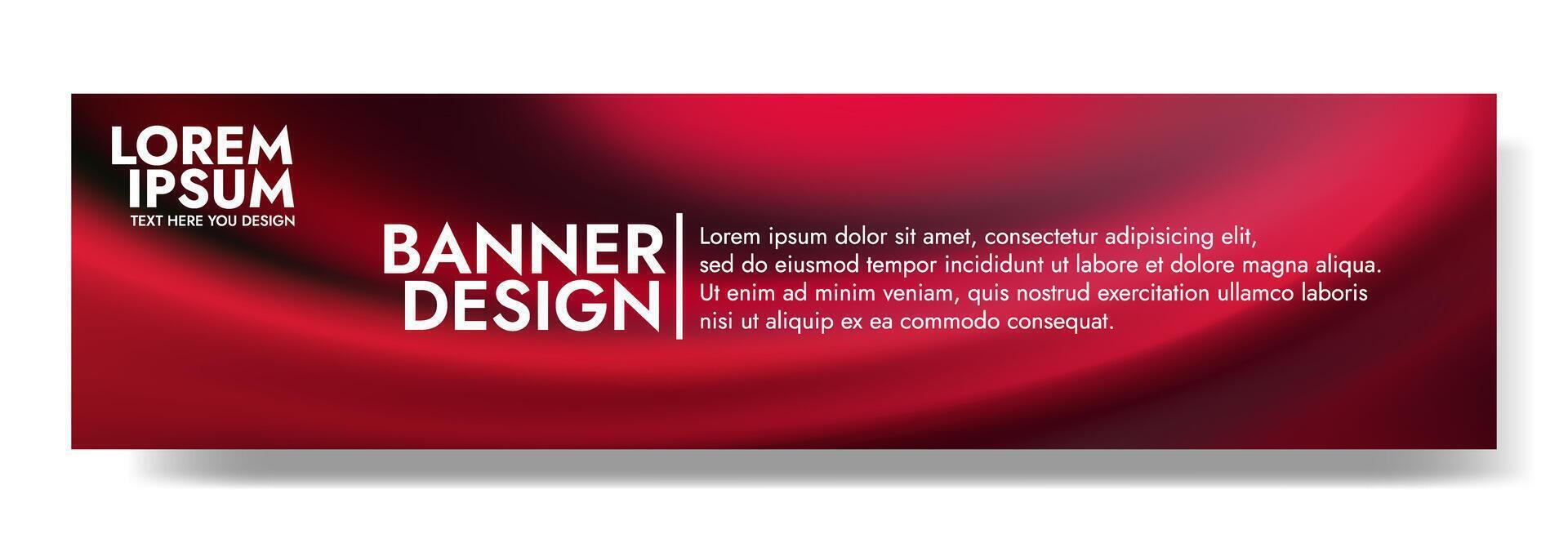 Red Gradient Background Template Modern Website Advertising vector