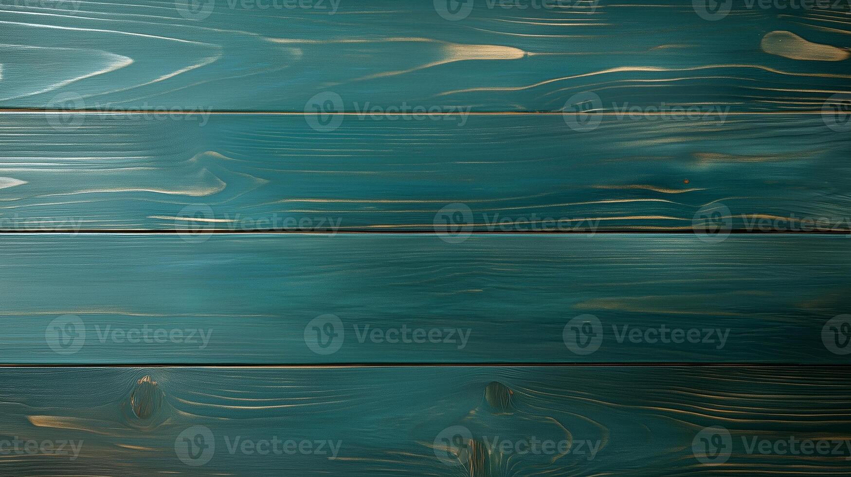 Vibrant teal wooden texture showcasing rich grain patterns and smooth finish for artistic backgrounds and design projects photo
